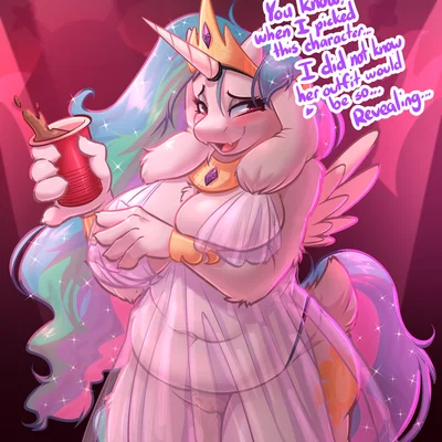 princess celestia (mlp), toriel (friendship is magic, hasbro) created by witchtaunter