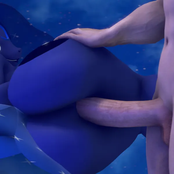 princess luna (mlp) (friendship is magic, hasbro) created by human x anthro lover