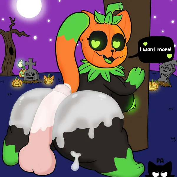 pumkat (halloween) created by paladyart98