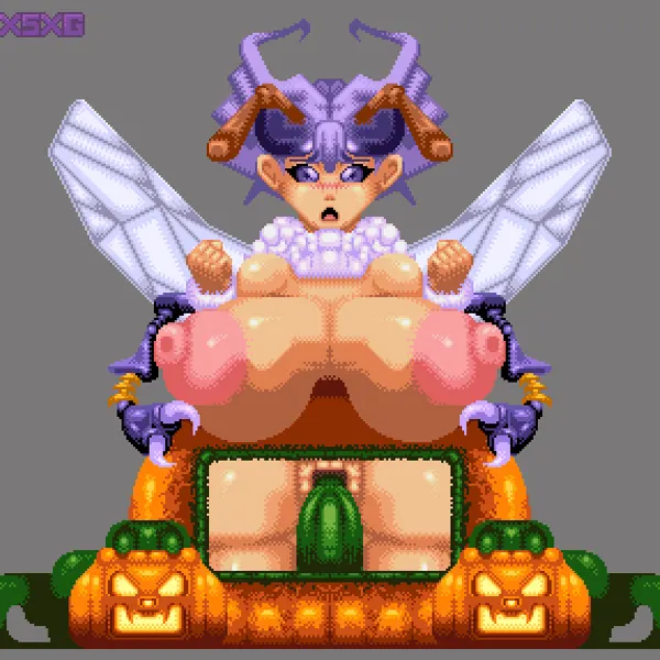 q-bee (capcom, darkstalkers) created by exkrill