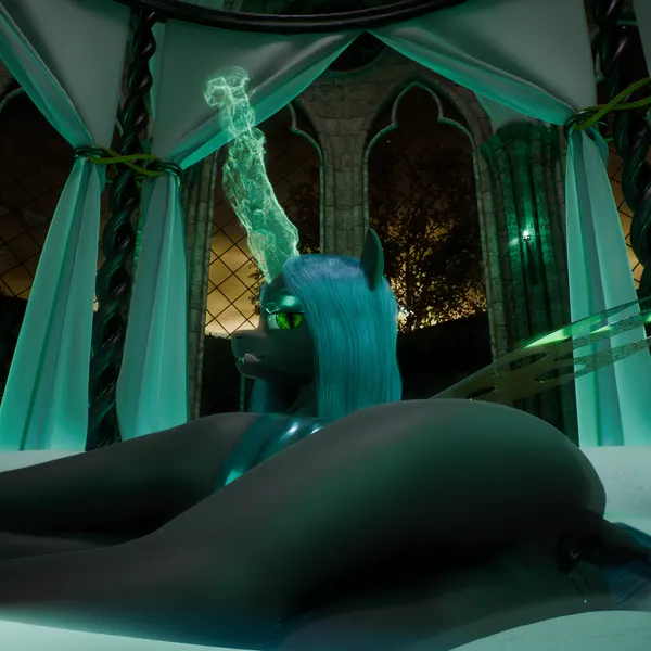 queen chrysalis (mlp) (friendship is magic, hasbro) created by radiomann01