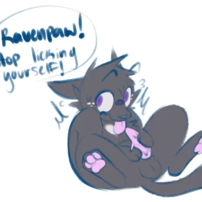 ravenpaw (warriors) (warriors (book series)) created by freckledcoat