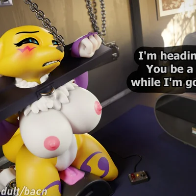 renamon (bacn) (bandai namco, digimon) created by bacn