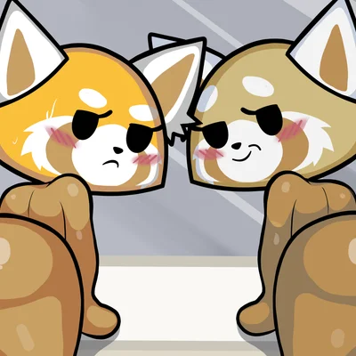 retsuko, retsuko's mother (aggretsuko, sanrio) created by blackmore