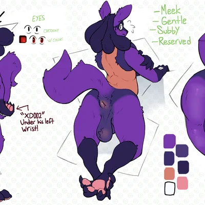 ri (ri the lucario) (nintendo, pokemon) created by doeboi