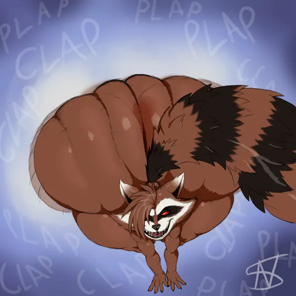 rocket raccoon (guardians of the galaxy, marvel) created by nightsome
