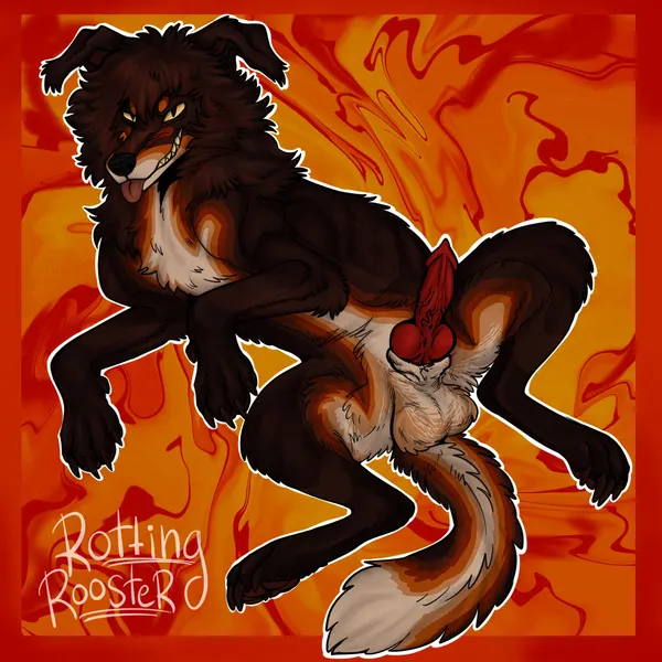rooster (rottingxrooster) created by puppy meats, rottingxrooster