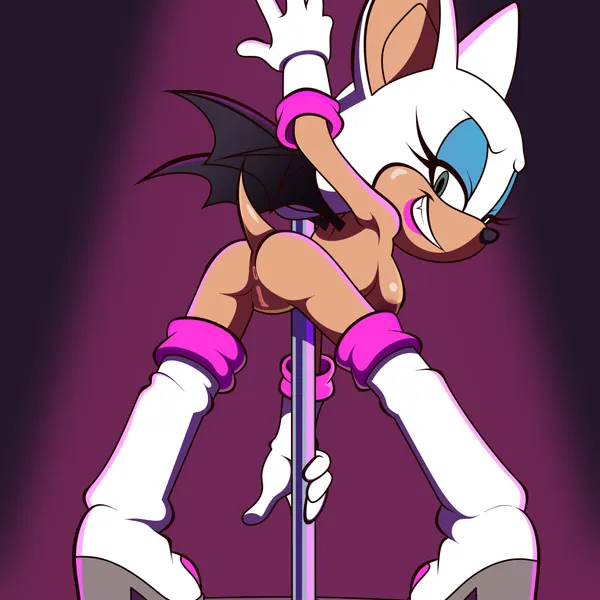 rouge the bat (sega, sonic the hedgehog (series)) created by vagabundovir2a1