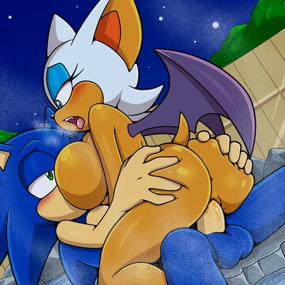 rouge the bat, sonic the hedgehog (sega, sonic the hedgehog (series)) created by sonicguru