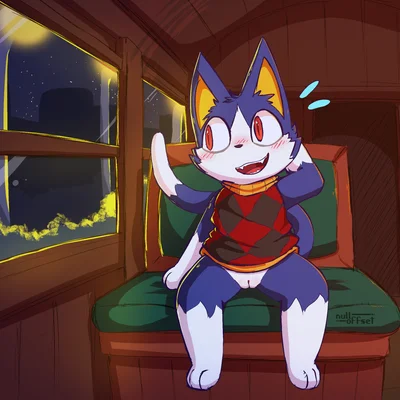 rover (animal crossing) (animal crossing, nintendo) created by nulloffset