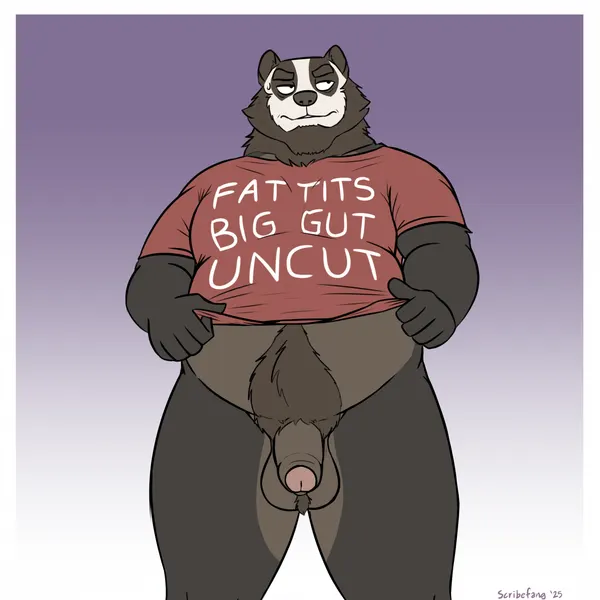 seikuu (scribefang) (fat tits big gut uncut, meme clothing) created by scribefang