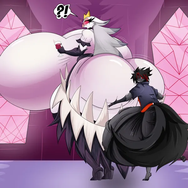 shadow (shad0wcimmerian), stella (helluva boss) (hellaverse, helluva boss) created by shad0wcimmerian