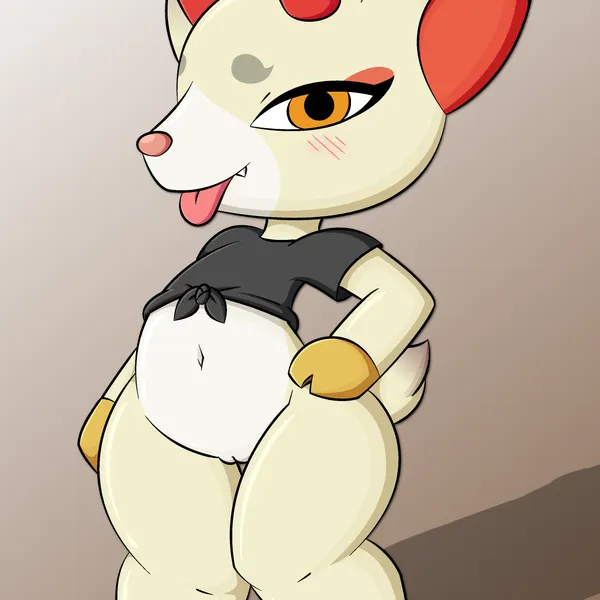 shino (animal crossing) (animal crossing, nintendo) created by zinzoa