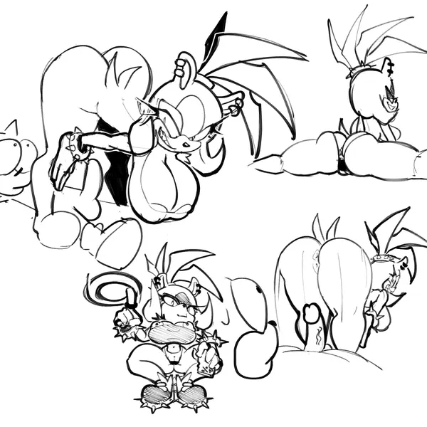 sonic the hedgehog, surge the tenrec (idw publishing, sega) created by glitchslime