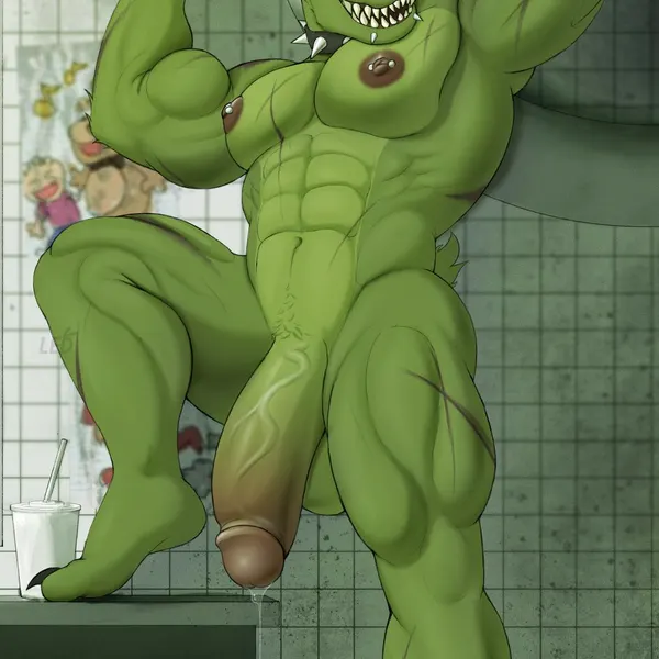 springtrap (fnaf) (five nights at freddy's, five nights at freddy's 3) created by led owo