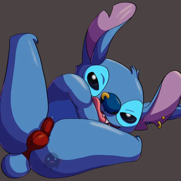 stitch (lilo and stitch) (disney, lilo and stitch) created by pastelpaints