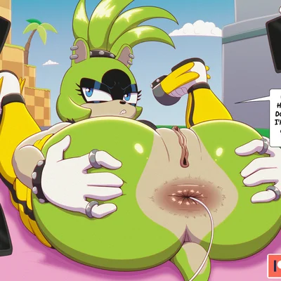 surge the tenrec (idw publishing, sega) created by ike marshall