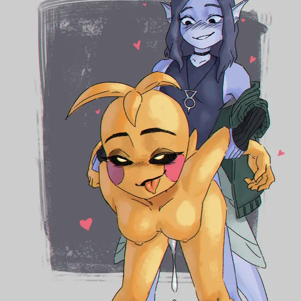 tea (tea patriarch), toy chica (fnaf) (five nights at freddy's, five nights at freddy's 2) created by tea patriarch