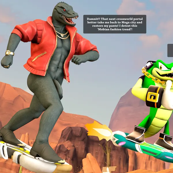 thunder (fortnite), vector the crocodile (epic games, fortnite) created by meteorsmash