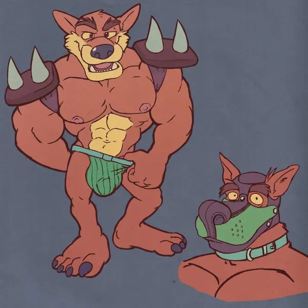 tiny tiger (activision, crash bandicoot (series)) created by cobaltcerberus, spectral-bat