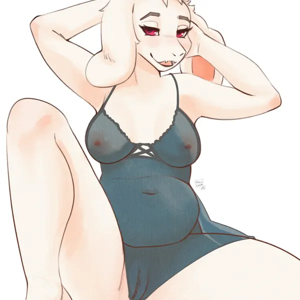 toriel (undertale (series)) created by azucana