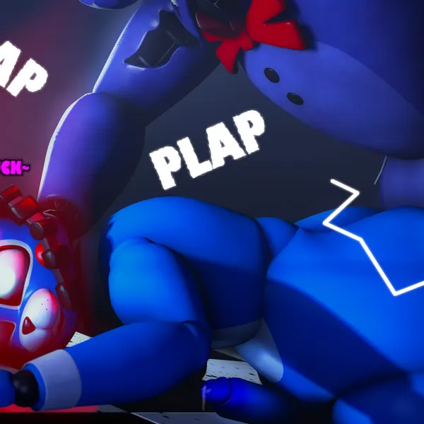toy bonnie (fnaf), withered bonnie (fnaf) (five nights at freddy's, five nights at freddy's 2) created by jaide the deviant