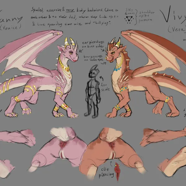 vanny (thejoyfuldragon), vivy (thejoyfuldragon) (mythology) created by thejoyfuldragon