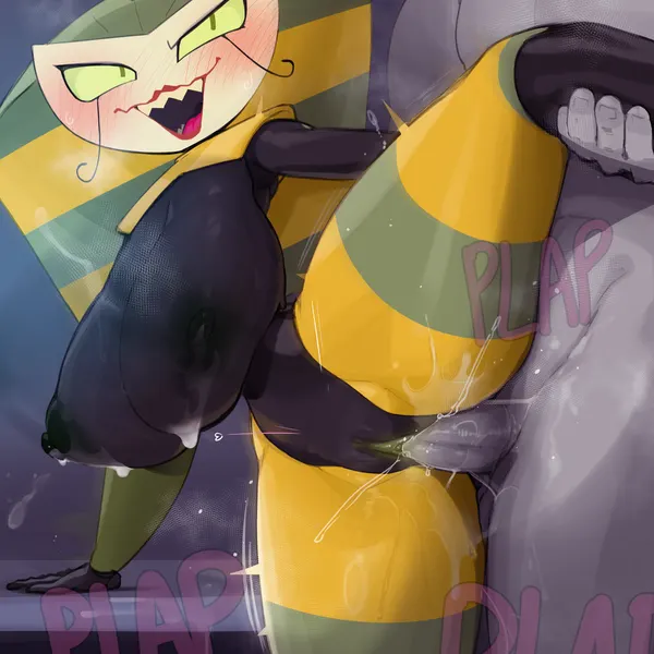 vexus (my life as a teenage robot, nickelodeon) created by mdthetest