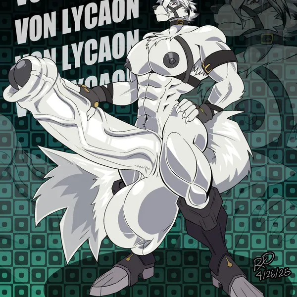 von lycaon (mihoyo, zenless zone zero) created by rxq