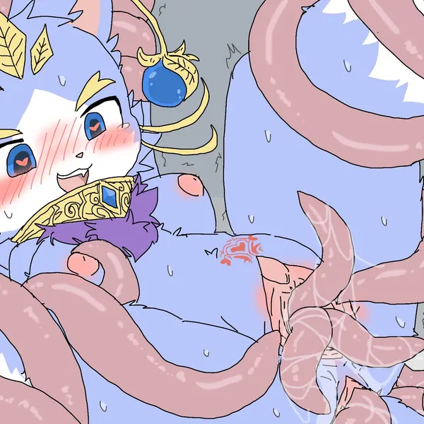 yuumi (lol) (league of legends, riot games) created by chano