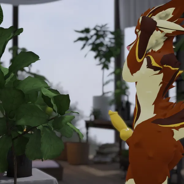4 ears, animal genitalia, animal penis, anthro