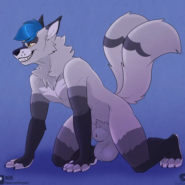 alex fox (foxruntime) created by kwik (artist), thatblackfox