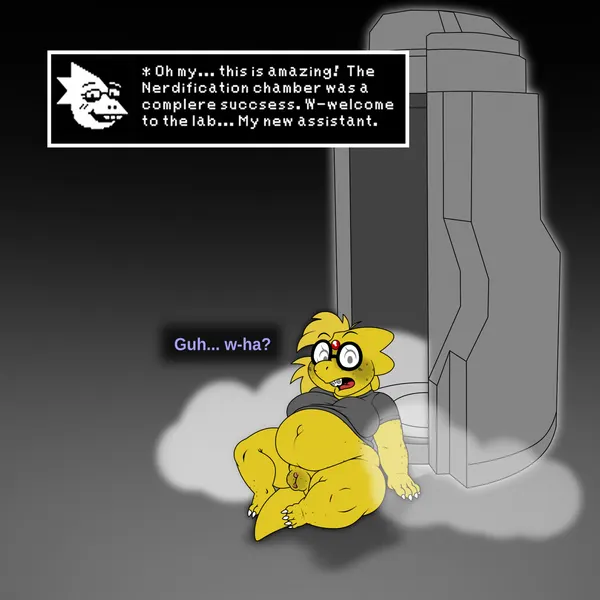 alphys (undertale (series)) created by thatmoondragon