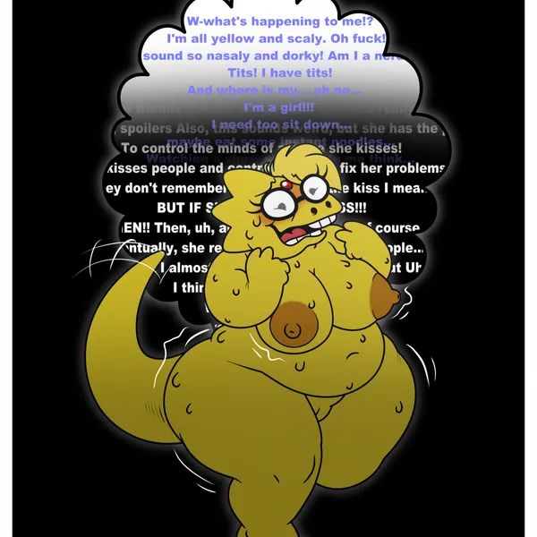 alphys (undertale (series)) created by thatmoondragon