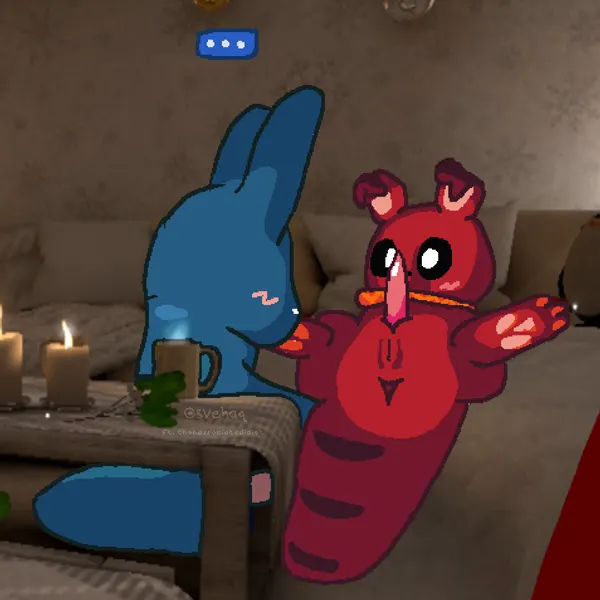 ambulant (nonassociatedidiot), blueberry (svehaq) (rain world, videocult) created by svehaq (artist)