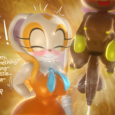 amy rose, chocola the chao, cream the rabbit (sega, sonic the hedgehog (series)) created by highv0ltage