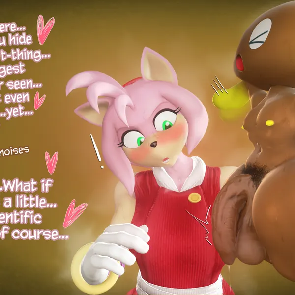 amy rose, chocola the chao, warfare amy (sega, sonic boom) created by highv0ltage