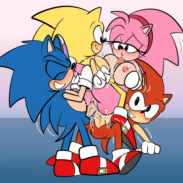 amy rose, classic amy rose, classic sonic (classic sonic (universe), sega) created by demichan