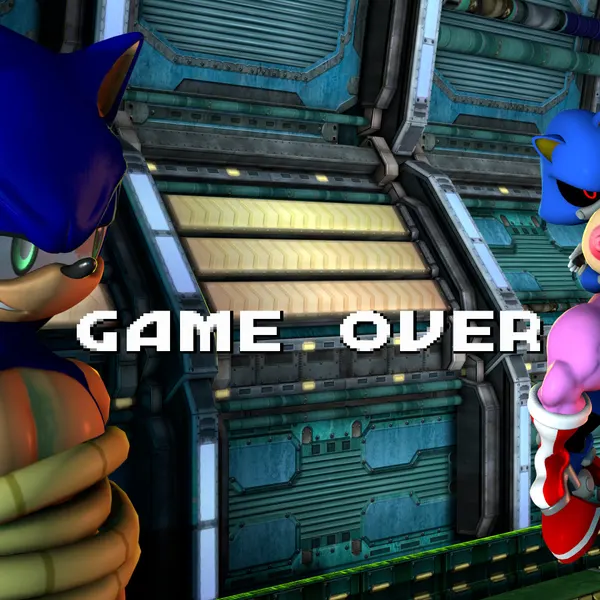 amy rose, metal sonic, sonic the hedgehog (sega, sonic the hedgehog (series)) created by boiboi9999