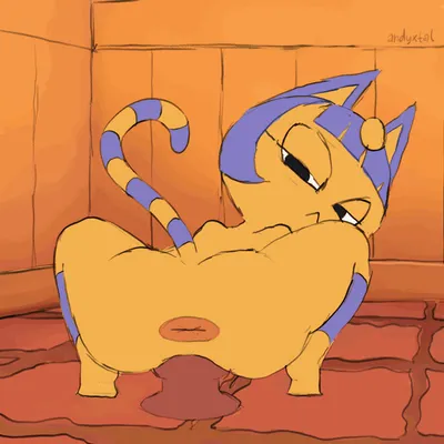 ankha (animal crossing) (animal crossing, nintendo) created by andyxtal