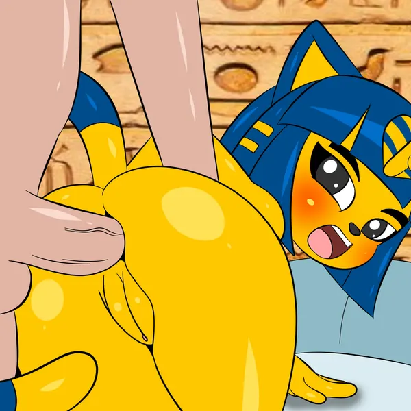 ankha (animal crossing) (animal crossing, nintendo) created by sirjzau