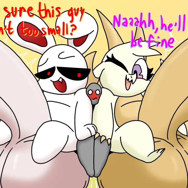 anon, fwench fwy (chikn nuggit), iscream (chikn nuggit) (chikn nuggit, mythology) created by m4n