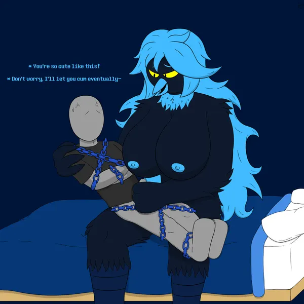 anon, martlet (undertale yellow), martlet (zenith form) (undertale yellow) created by erotic diversion
