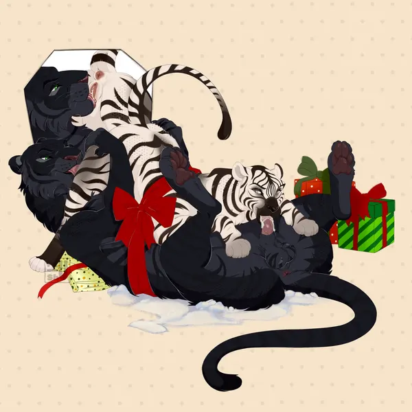anore (yanore), budd (theblack tigerbudd) (new year) created by ricky plush