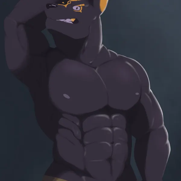 anuberus (xxl woofia) (egyptian mythology, middle eastern mythology) created by yellow omen