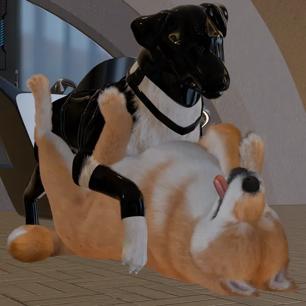 barkley (canine conundrum), unnamed character created by anonyartist3d