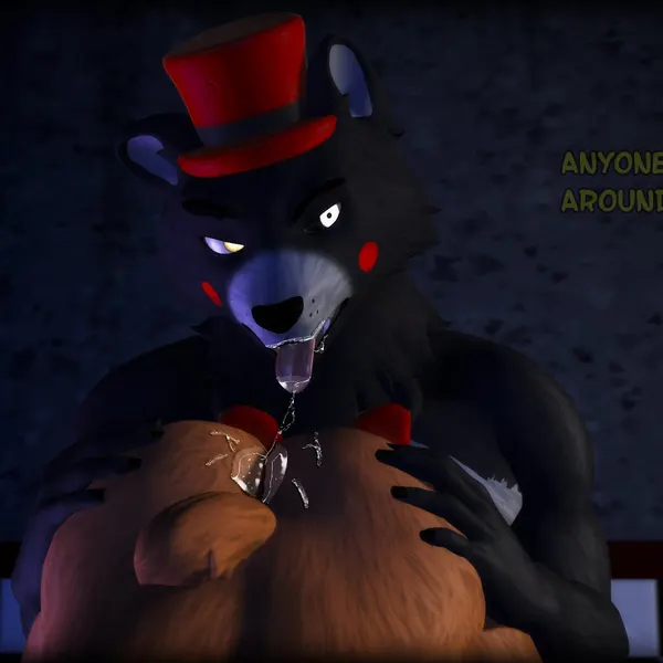 bear (petruz), freddy (fnaf), lefty (fnaf) (five nights at freddy's, freddy fazbear's pizzeria simulator) created by sky chaser