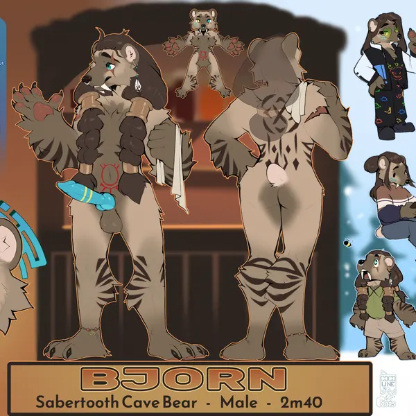 bjorn (skade var), lin (cocoline) created by cocoline (artist)
