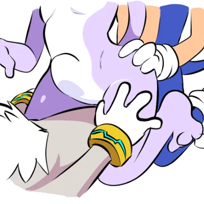 blaze the cat, silver the hedgehog, sonic the hedgehog (sega, sonic the hedgehog (series)) created by quavernsfw