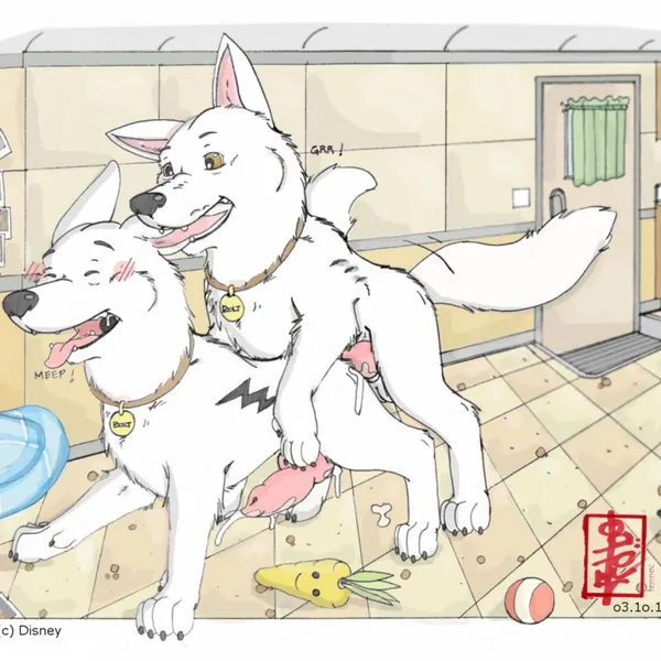 bolt (bolt) (bolt (film), disney) created by fennec (artist)